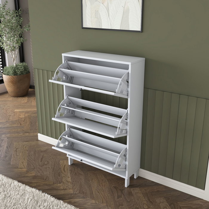 Hanah Home EB112 - 4709 Armario para Zapatos Blanco Hanah Home EB112 - 4709 Armario para Zapatos Blanco
